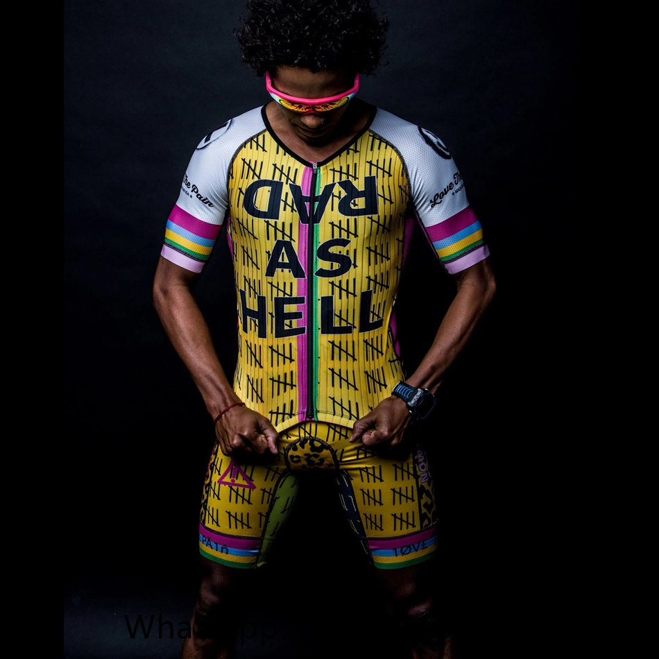 Triathlon Cycling Kit - Triathlon Aero Racing Suit Men LOVE
