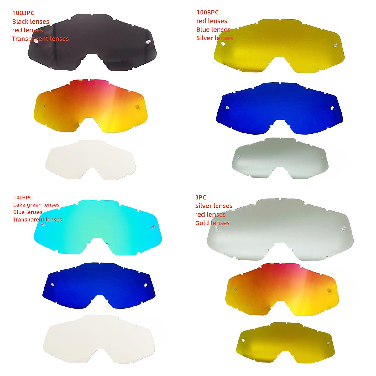 Aero Cycling Helmet - Lenti di ricambio per moto, lenti