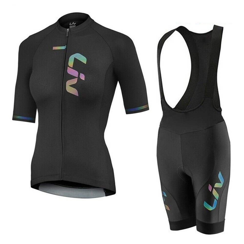 Cycling Gear Ladies - LIV Maglia da ciclismo estiva Pantaloncini