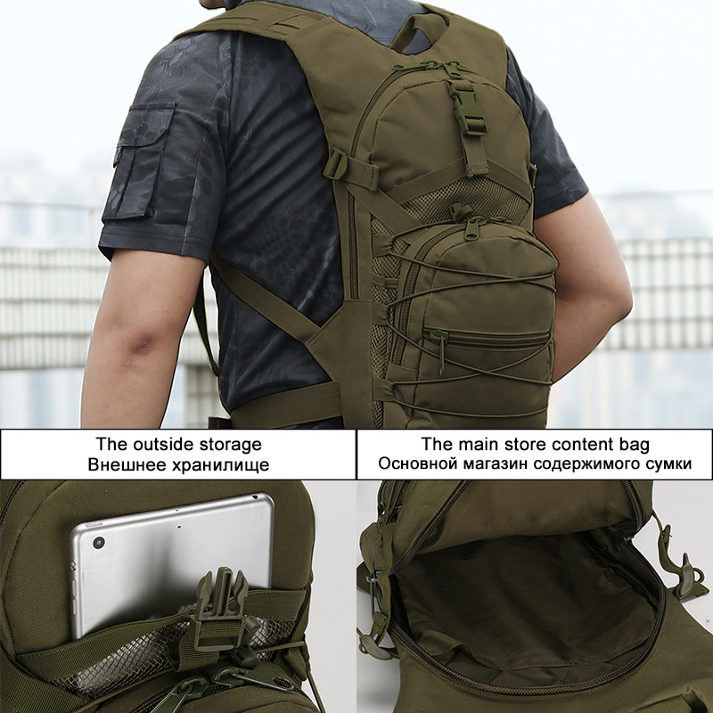 15L Molle zaino tattico 800D O - Cycling Gear Organizer Bag recensione e prezzo